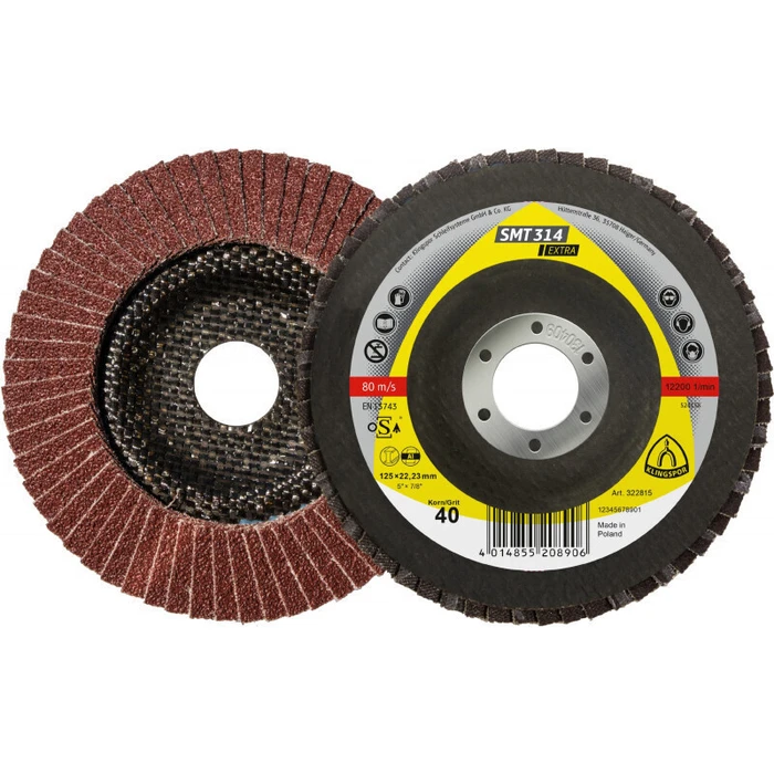 Klingspor Δίσκος Λείανσης Μετάλλου 125mm 322817