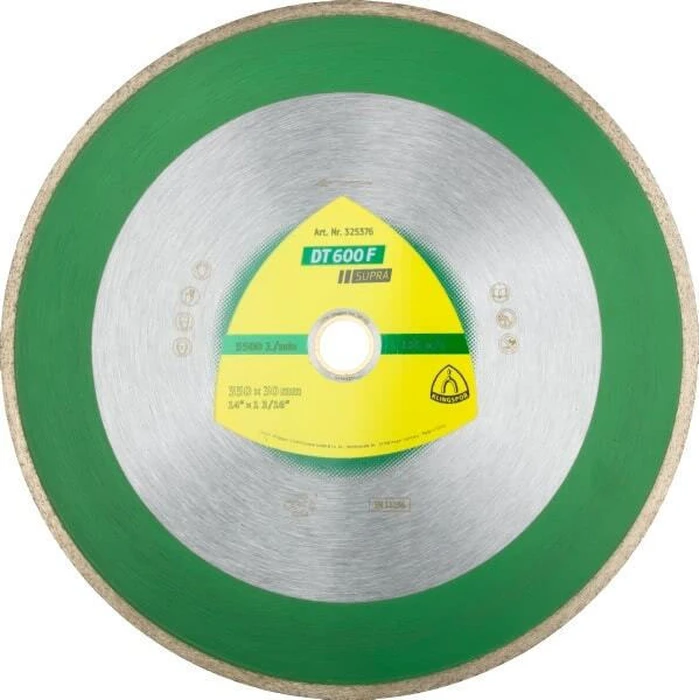 Klingspor Δίσκος Κοπής Δομικών Υλικών 250mm K325374