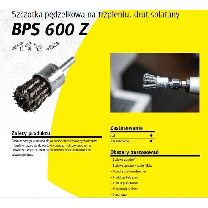 Klingspor 358333 Συρματόβουρτσα Εργαλείου Καμπάνα 19mm