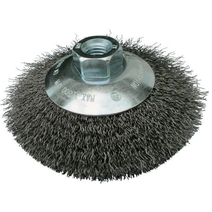 Κωνική συρμάτινη βούρτσα 125mm M14 Klingspor Wave (BK600W)