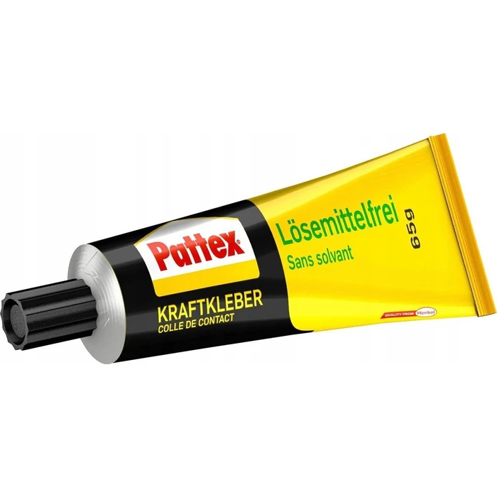 Pattex Kraftkleber Solvent-free Adhesive, transparent, Tube, 65 g