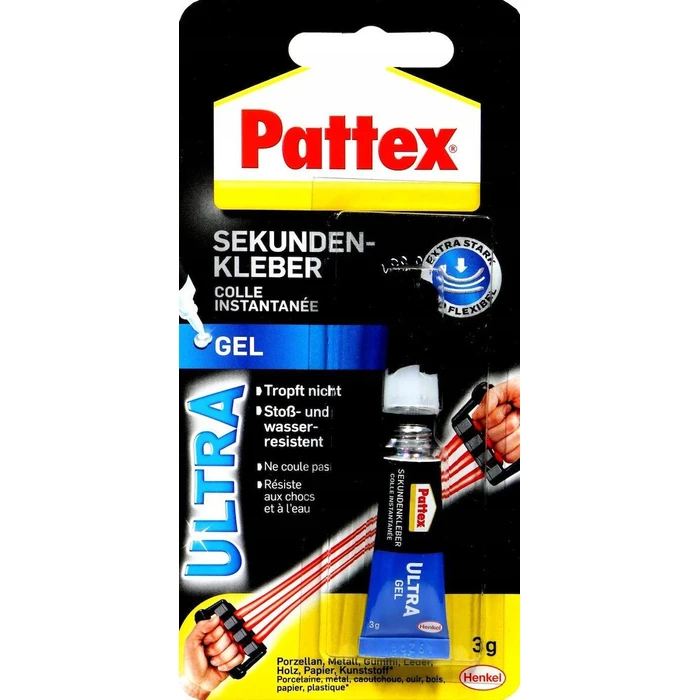 Pattex SekundenALLESkleber Ultra Gel WA98 - 3 g Tube