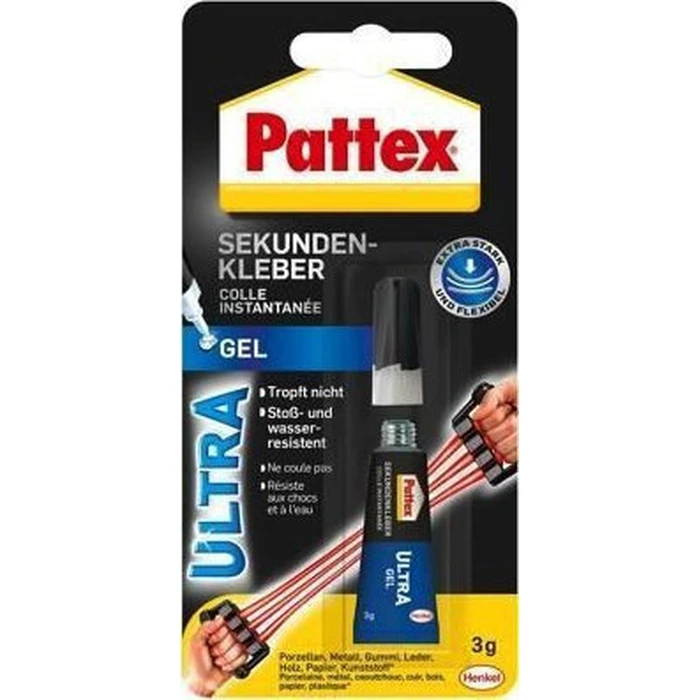 Pattex SekundenALLESkleber Ultra Gel WA98 - 3 g Tube