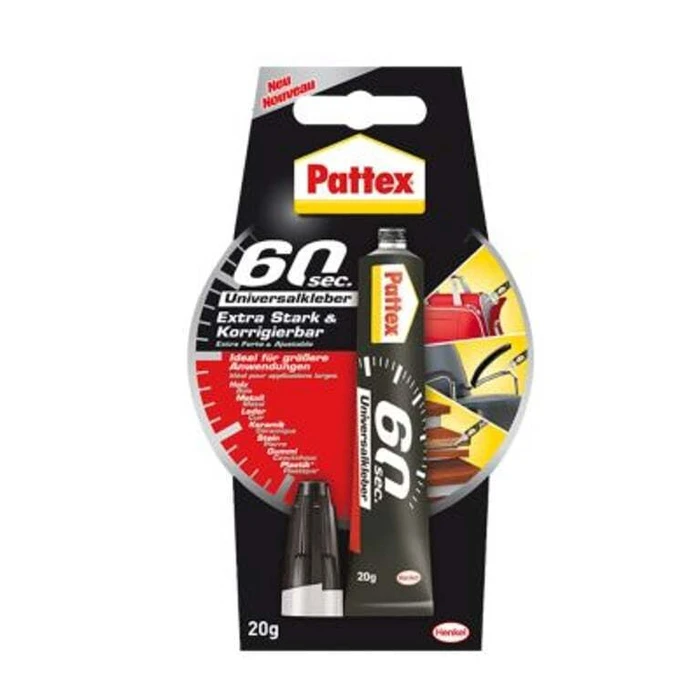 Pattex Universal Glue 60 Seconds, 20 g Tube