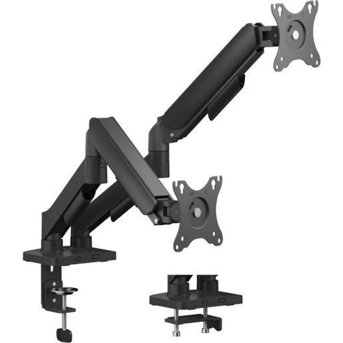 EQUIP Βάση επιτραπέζια για οθόνες 17"-32" (2TFT) με αμορτισέρ αερίου 360°, 9Kg, μαύρη