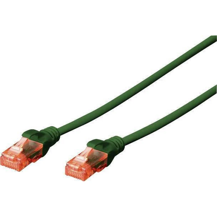 Καλώδιο Δικτύου Ethernet DIGITUS Cat6 U/UTP Flat 0,5m Πράσινο (DK-1617-005/G)