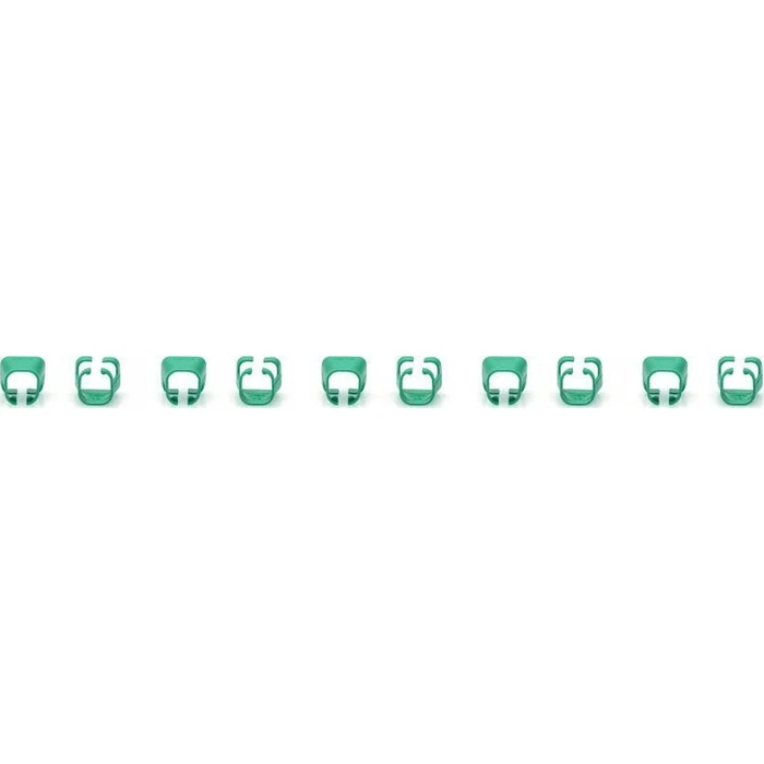 DIGITUS RJ45 Patch Cable Color Clips, 100 pieces, Green
