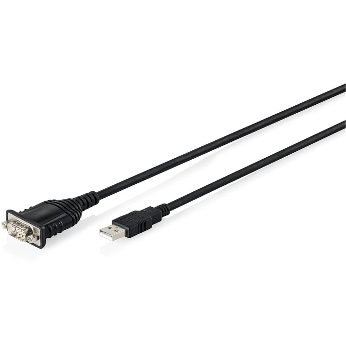 USB to DB9 RS232 Cable DIGITUS 1.8 m FT232RNL Black