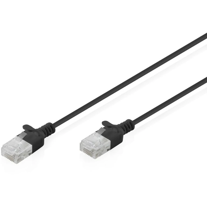 Digitus U/UTP Cat.6 (Gigabit) Καλώδιο Δικτύου Ethernet 2m Μαύρο