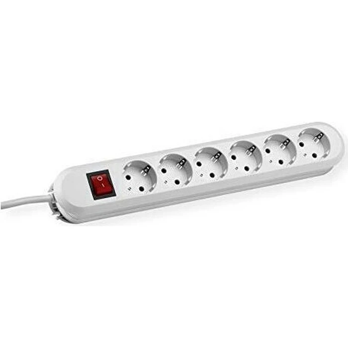 Bachmann Power Strip 6-Socket with Switch and 5m Cable
