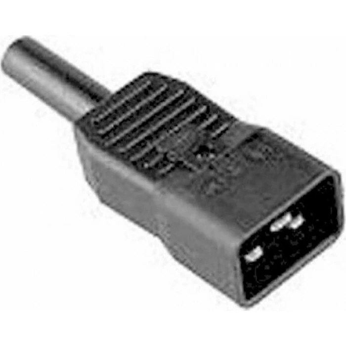 Φις Ρεύματος Bachmann IEC320 C20 16A/250VAC Black