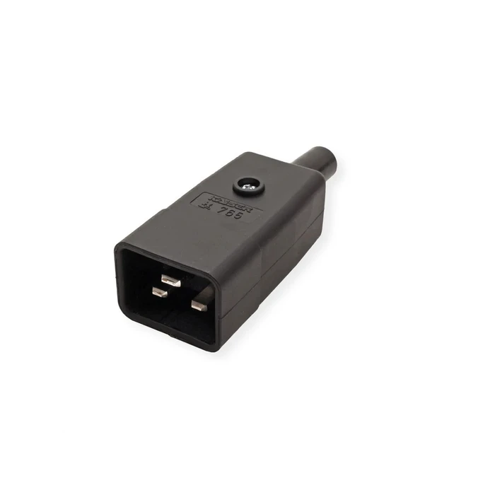 Φις Ρεύματος Bachmann IEC320 C20 16A/250VAC Black