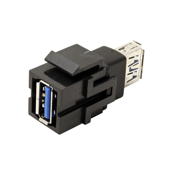 Bachmann Keystone USB 3.0 Coupler Τύπου A/A, Μαύρο