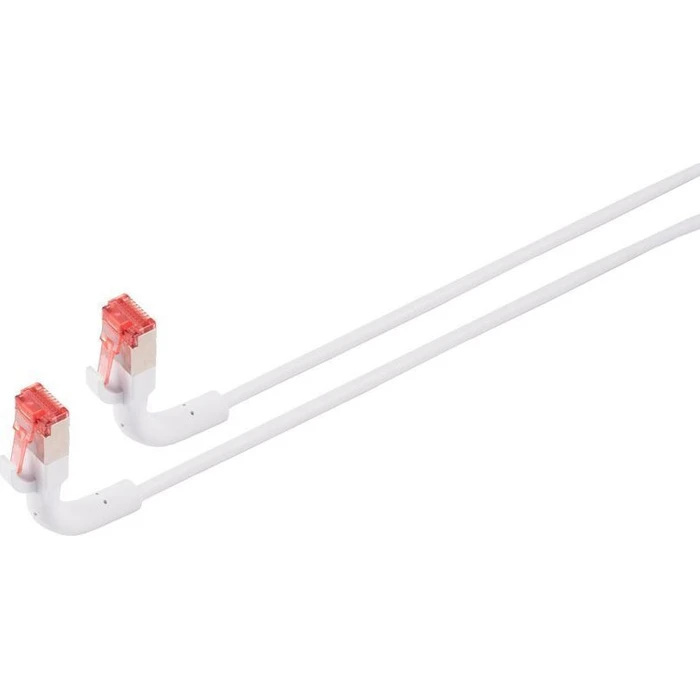 Lanview U/FTP (STP) Cat6a Ethernet Cable 0.25m White LV-6AFTP-FLEX-ANG-0025W