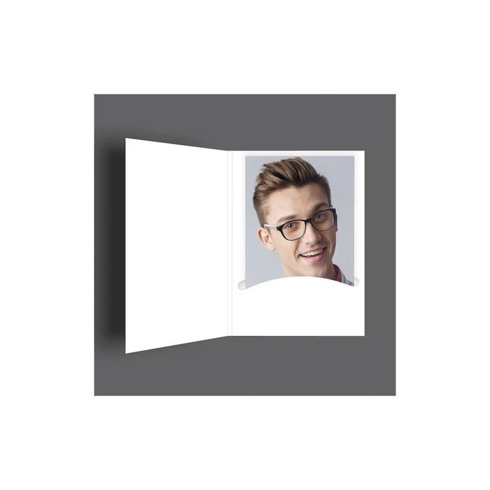 Πασπάρτου κορνίζας Daiber Folders λευκό Profi-Line για έως 4,5x6 cm