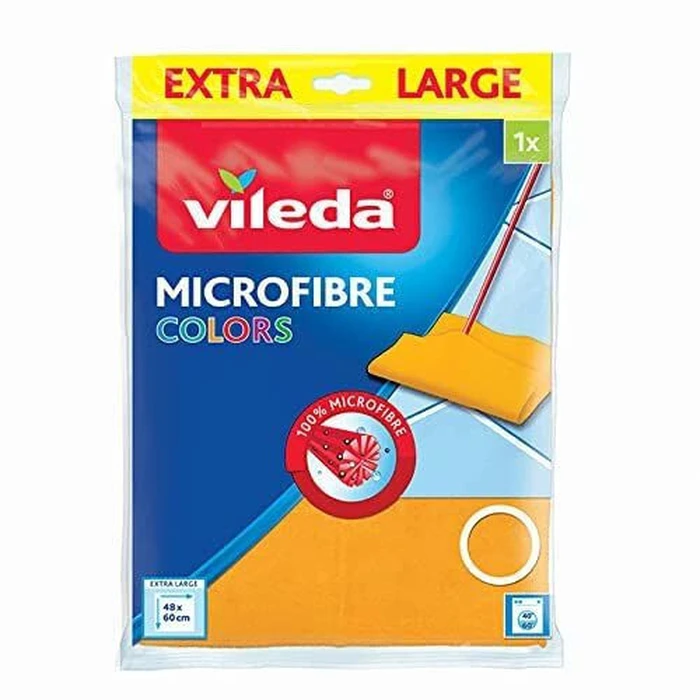 Vileda Microfibre Σπογγοπετσέτα Γενικής Χρήσης Μπλε 48x60εκ. (151991)