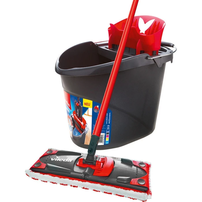 Vileda ULTRAMAX 2in1 Komplettset (μαύρο/κόκκινο)