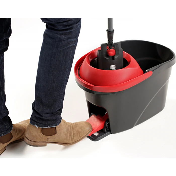 Σετ σφουγγαρίσματος Vileda Ultramax XL Turbo Komplett Box (μαύρο/κόκκινο)