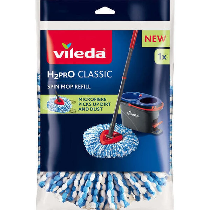 Αξεσουάρ για συσκευές καθαρισμού Vileda H2PrO Spin Mop ανταλλακτικό refill μικροϊνών 1 τεμ.