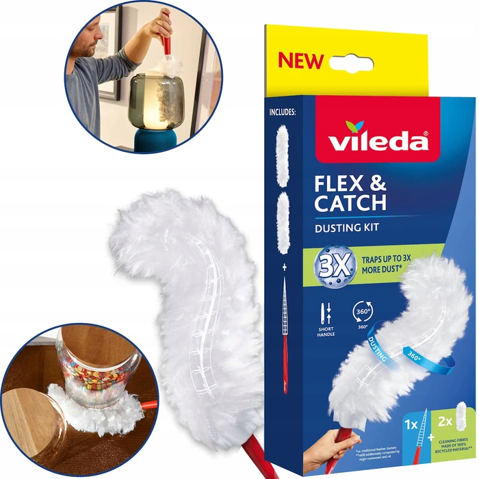 Vileda Flex & Catch με Λαβή & Ανταλλακτικά 179432