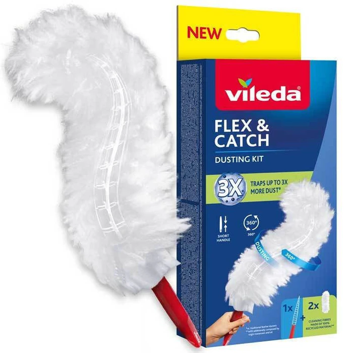 Vileda Flex & Catch with Handle & Refills 179432
