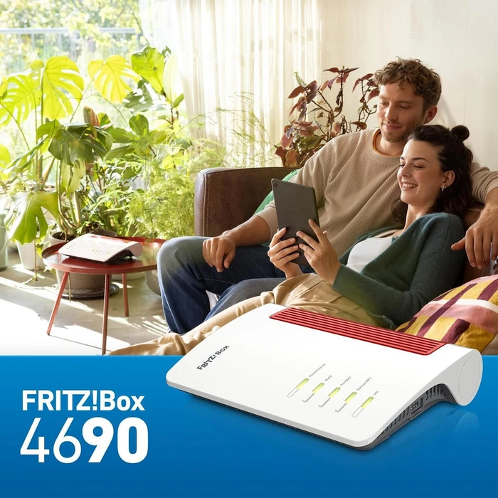 AVM FRITZ!Box 4690 Ασύρματο Router Wi?Fi 7 με 3 Θύρες Gigabit