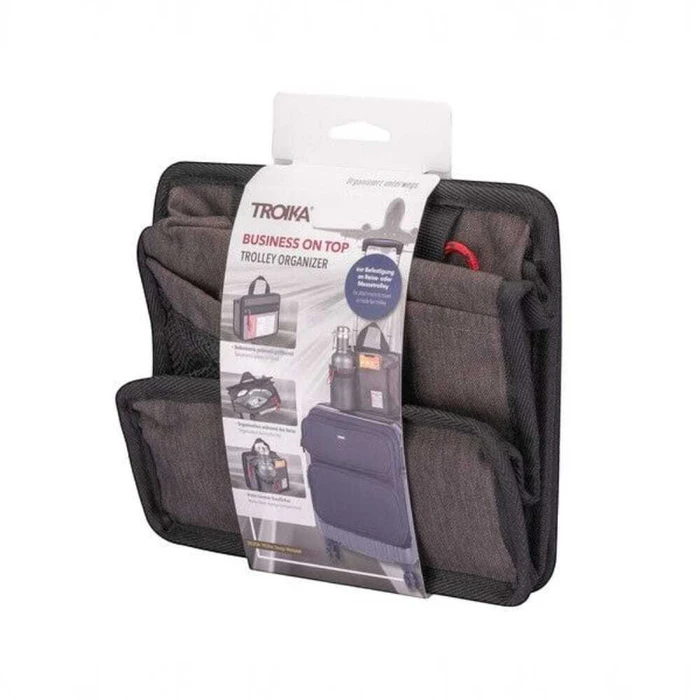 TROIKA Trolley Organizer BUSINESS ON TOP - Οργανωτής για τρόλεϊ (Γκρι)