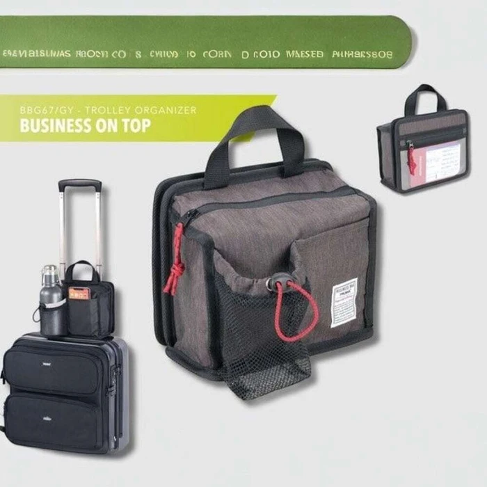 TROIKA Trolley Organizer BUSINESS ON TOP - Οργανωτής για τρόλεϊ (Γκρι)