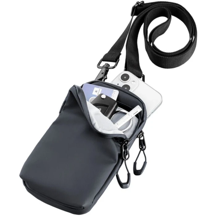 TROIKA SmartBag smartphone shoulder/crossbody bag, black