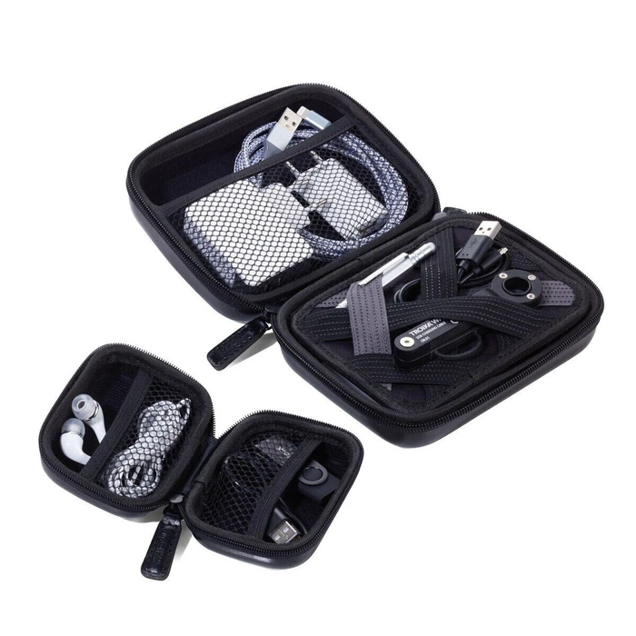 TROIKA Take Two Set - Cable Case (Black)