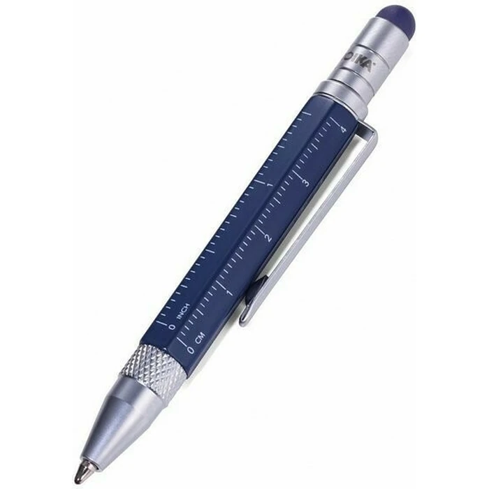 TROIKA Notepad LILIPAD + LILIPUT TOOL Pen, dark blue