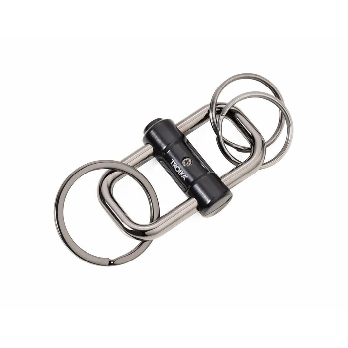 TROIKA 2-WAY KEY keyring black