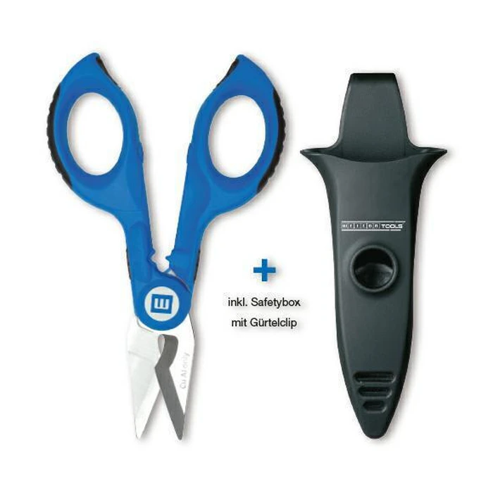 Weicon Scissors with Metal Blade, Blue, 1 pc