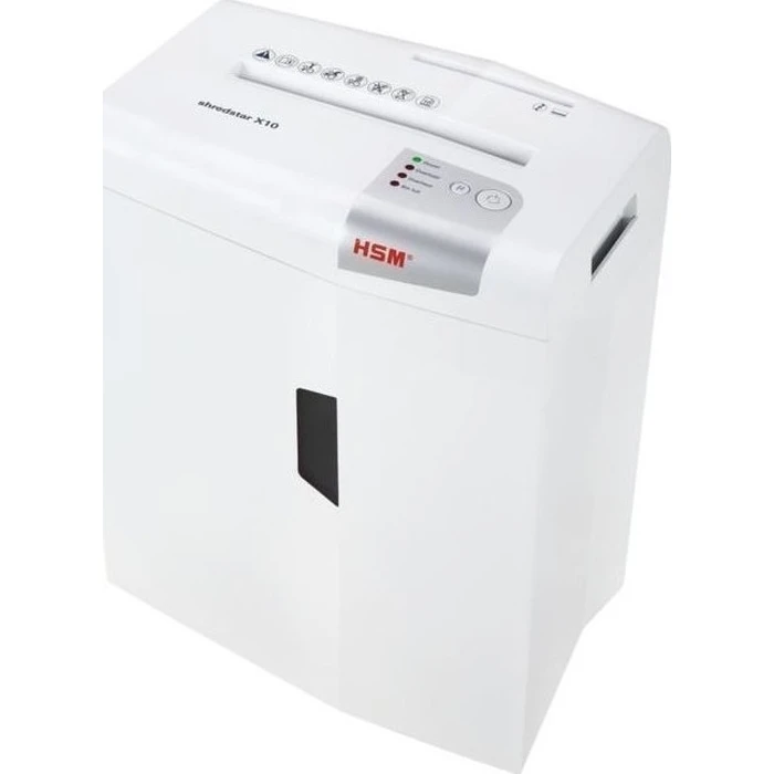 HSM shredstar X10 Καταστροφέας Εγγράφων και CD - Cross Cut 4,5 x 30 mm - 10 Φύλλων - Κάδος 20 lt (1045111)