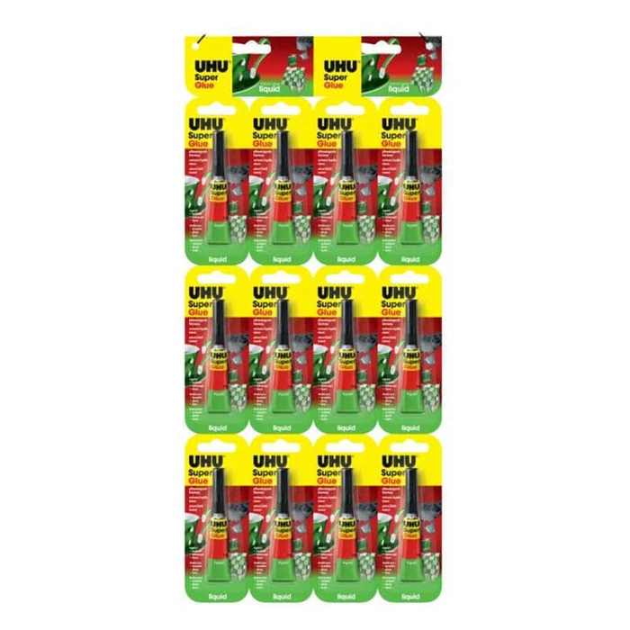 Default UHU Superglue Liquid Glue Jumbo 3g B12