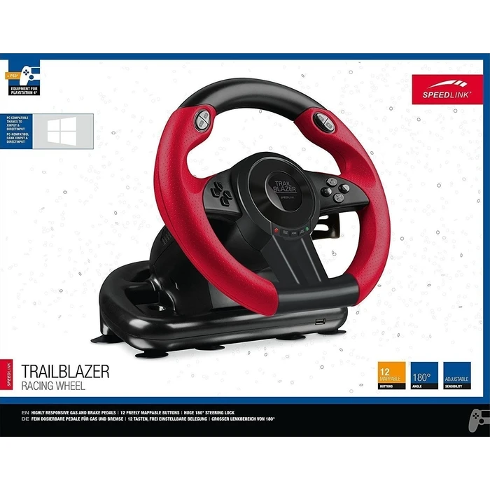 Speedlink Trailblazer Gaming Racing Wheel για PS4/Xbox One/PS3/PC