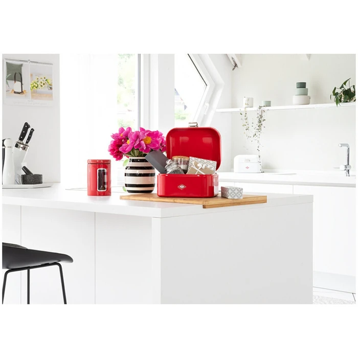 Δοχείο ψωμιού WESCO Single Grandy κόκκινο μεταλλικό 7.5L