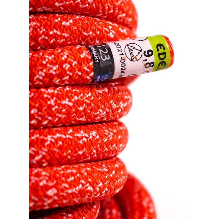 Σχοινί αναρρίχησης Edelrid 9,8 mm x 70 m – Κόκκινο