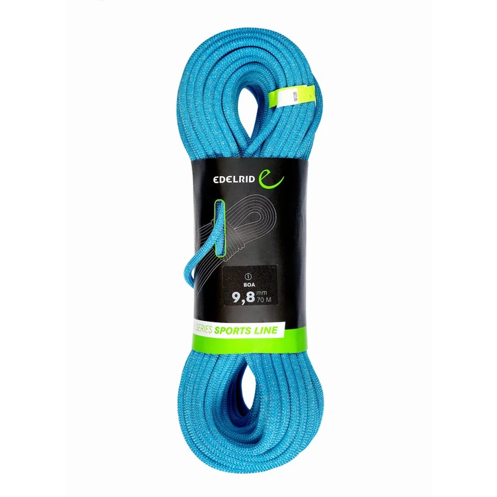 Edelrid Δυναμικό Σχοινί Ορειβασίας με Μήκος 70m Μπλε