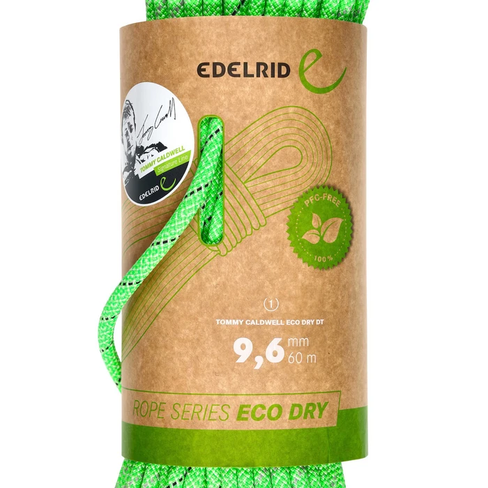 Edelrid Dynamic Climbing Rope 9.6 mm 60 m Green