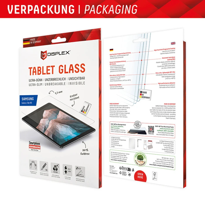Tempered Glass Displex Hybrid Glass 2d για Samsung Galaxy Tab A9 - Προστατευτικό Οθόνης (E.V.I)