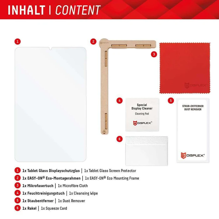 Tempered Glass Displex Hybrid Glass 2d για Samsung Galaxy Tab A9 - Προστατευτικό Οθόνης (E.V.I)