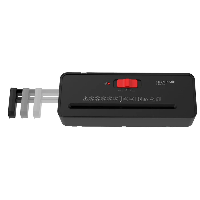 OLYMPIA Paper Shredder PS 36 Pro 2721 Black 6 Sheets 8.1L