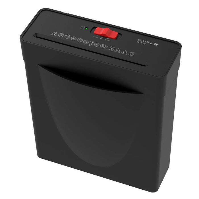 OLYMPIA Paper Shredder PS 36 Pro 2721 Black 6 Sheets 8.1L