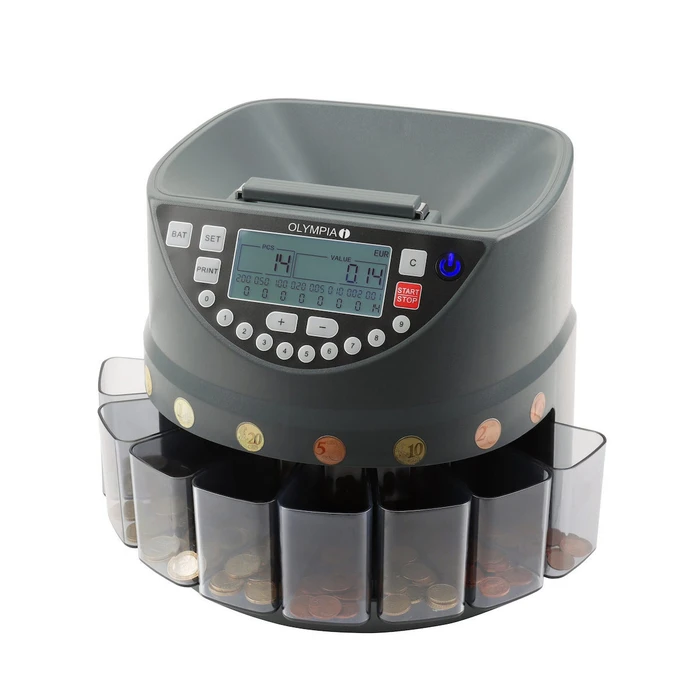 Olympia CC 300 – Μετρητής κερμάτων με οθόνη LCD και λειτουργία batch