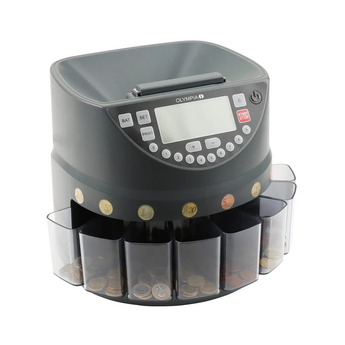 Olympia CC 300 – Μετρητής κερμάτων με οθόνη LCD και λειτουργία batch