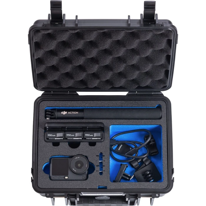 Τσάντες & θήκες για action κάμερες B&W International σκληρή θήκη action.case PP.41 μαύρη για DJI Osmo Action 6