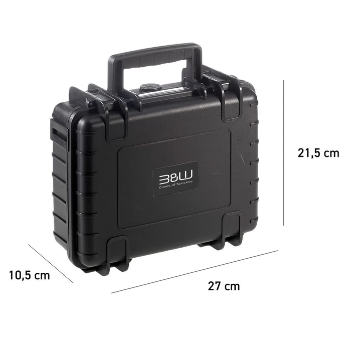 Τσάντες & θήκες για action κάμερες B&W International σκληρή θήκη action.case PP.41 μαύρη για DJI Osmo Action 6