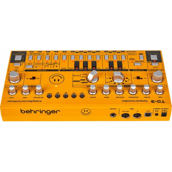 Behringer TD-3 Analog Synthesizer - Yellow/Gold
