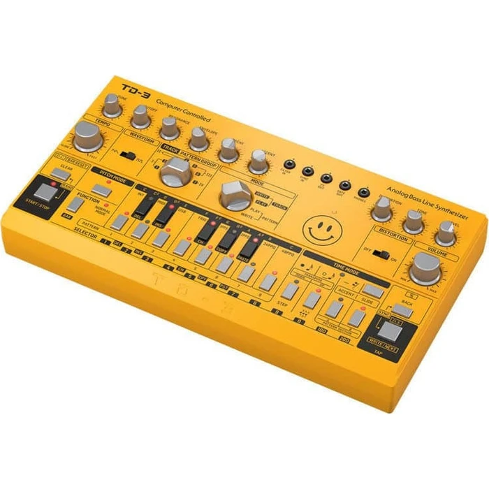 Behringer TD-3 Analog Synthesizer - Yellow/Gold